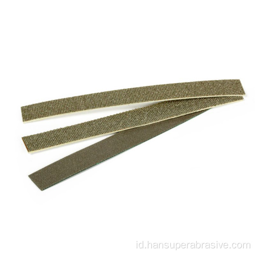 Fleksibel Berlian Abrasive Logam Batu Kaca Lapel Pengamplasan Strip Pengamplasan